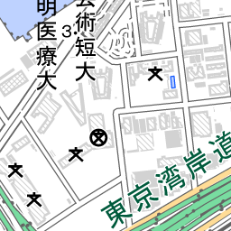 国際展示場駅 周辺の地図 地図ナビ