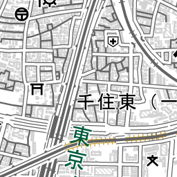 北千住駅 周辺の地図 地図ナビ