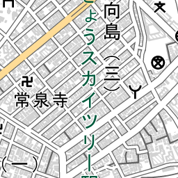 押上駅 周辺の地図 地図ナビ