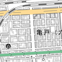 亀戸駅 周辺の地図 地図ナビ