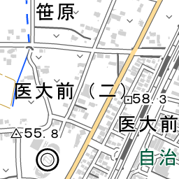 自治医大駅 周辺の地図 地図ナビ