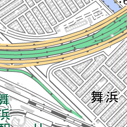 舞浜駅 周辺の地図 地図ナビ