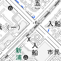 新浦安駅 周辺の地図 地図ナビ