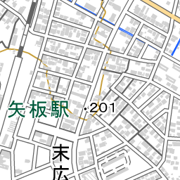矢板駅 周辺の地図 地図ナビ