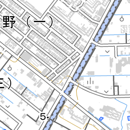 千葉県市川市北方町 (122030230) | 国勢調査町丁・字等別境界
