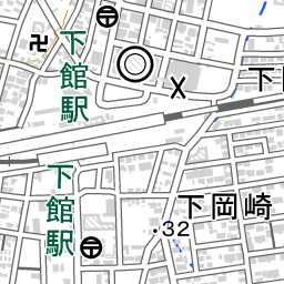 下館駅 周辺の地図 地図ナビ