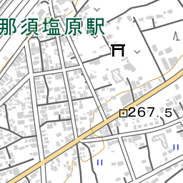 那須塩原駅 周辺の地図 地図ナビ