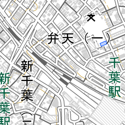 千葉駅 周辺の地図 地図ナビ