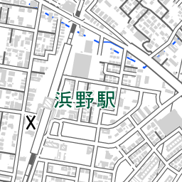 浜野駅 周辺の地図 地図ナビ