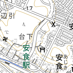 安食駅 周辺の地図 地図ナビ