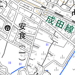 安食駅 周辺の地図 地図ナビ