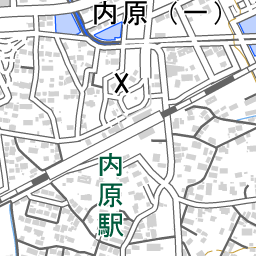 内原駅 周辺の地図 地図ナビ