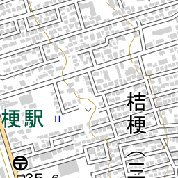 桔梗駅 周辺の地図 地図ナビ