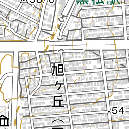 旭ヶ丘 仙台 駅 周辺の地図 地図ナビ