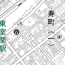 東室蘭駅 周辺の地図 地図ナビ