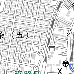 篠路駅 周辺の地図 地図ナビ