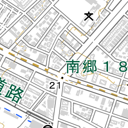南郷１８丁目駅 周辺の地図 地図ナビ