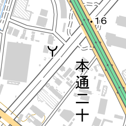 南郷１８丁目駅 周辺の地図 地図ナビ