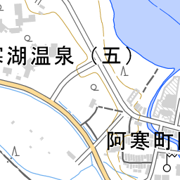 北海道釧路市阿寒町阿寒湖温泉４丁目 国勢調査町丁 字等別境界データセット