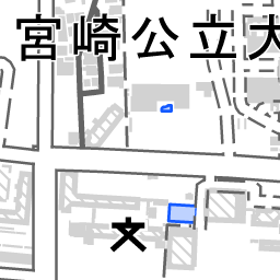 宮崎大学教育文化学部附属小学校の地図 宮崎市花殿町7 49 地図ナビ