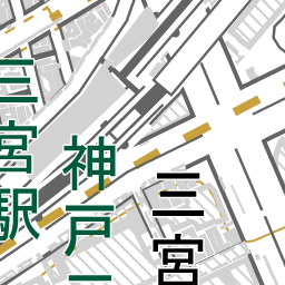 兵庫県神戸市中央区三宮町１丁目 国勢調査町丁 字等別境界データセット