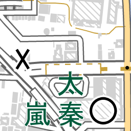 京都市右京中央図書館の地図 地図ナビ