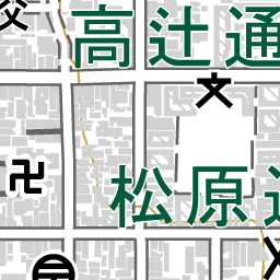 京都市下京図書館の地図 場所 地図ナビ