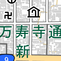 京都市下京図書館の地図 場所 地図ナビ