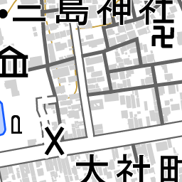 三嶋大社宝物館の地図 場所 地図ナビ