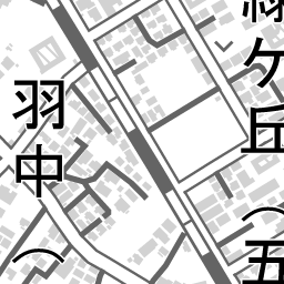 東京都羽村市羽中１丁目 13227016001 国勢調査町丁 字等別境界