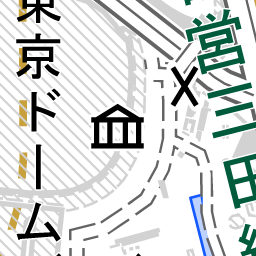 東京ドーム 東京都文京区後楽1 3 61 の地図 地図ナビ