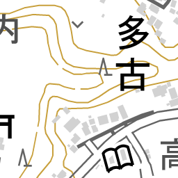 昭和30年代前後?[多古町全図(傷み汚れ書込多し)]
