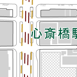 大阪府大阪市中央区心斎橋筋１丁目 国勢調査町丁 字等別境界データセット