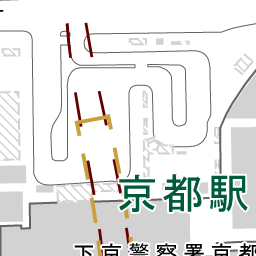 京都市バス 地下鉄ガイド 主要停留所のりば