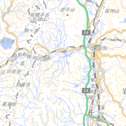 地図表示 岩手県道路情報提供サービス