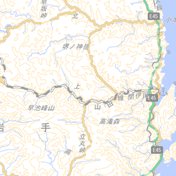 地図表示 岩手県道路情報提供サービス