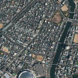 大阪市港区 弁天町周辺の空中写真