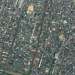 大阪市住之江区 住之江公園・北加賀屋周辺の空中写真