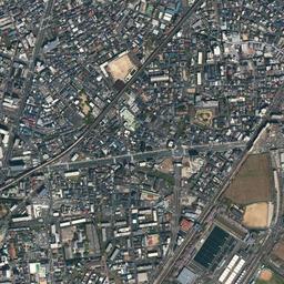 大阪市東淀川区 淡路駅周辺の空中写真
