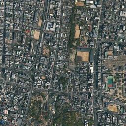 大阪市浪速区 新世界・通天閣周辺の空中写真