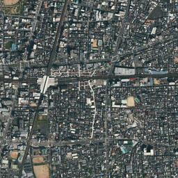 大阪市生野区 鶴橋・桃谷周辺の空中写真