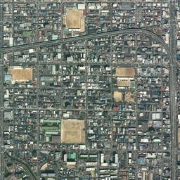 大阪市東住吉区 駒川・今川周辺の空中写真