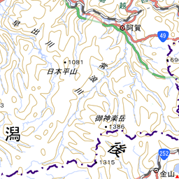 栃木県の地質図 産総研 栃木県シームレス地質図