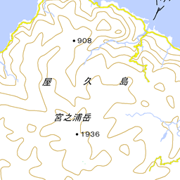 淀川登山口 白谷雲水峡コースの地図 登山ルート 登山口情報 Yamap ヤマップ