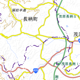 房総半島 養老渓谷 粟又の滝 国土地理院地図 Cycle Ring サイクルリング