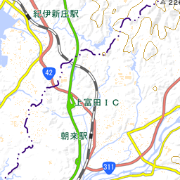 自然災害伝承碑という地図記号 熊野古道大辺路 紀伊田辺駅 朝来駅 はいいろととろさんの熊野古道 中辺路 紀伊田辺駅 滝尻王子 の活動データ Yamap ヤマップ