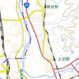 木津川の中流域と排水不良