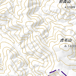 虎毛山 山スキー 登山ガイドwaka