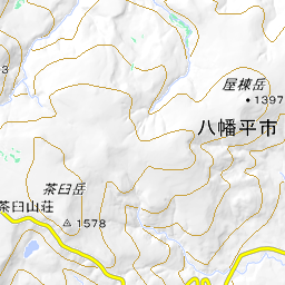 八幡平登山口 八幡平 源太森 茶臼岳 見返峠 周回コースの地図 登山ルート 登山口情報 Yamap ヤマップ