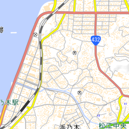 松江地方気象台 案内図